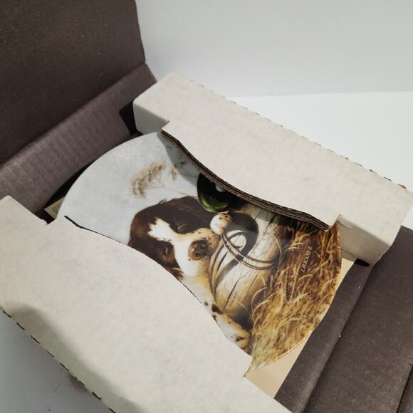 1987 Edwin Knowles Dog Tired Springer Spaniel Collectible Plate 1st Issue Mint - Picture 9 of 12